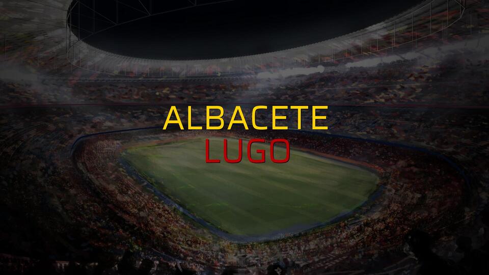 Maç sona erdi: Albacete: 1 - Lugo:0