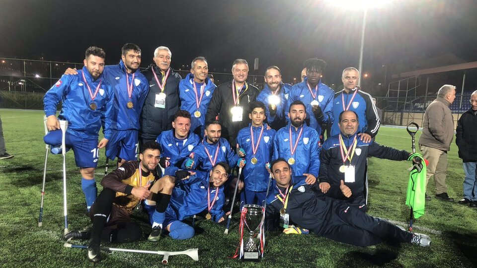 Ampute futbolda Türkiye Kupası'nı, Şahinbey Belediyesi kazandı