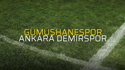 Gümüşhanespor: 2 - Ankara Demirspor: 2 (Maç sona erdi)