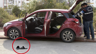 Polisi gördü, bırakıp kaçtı!