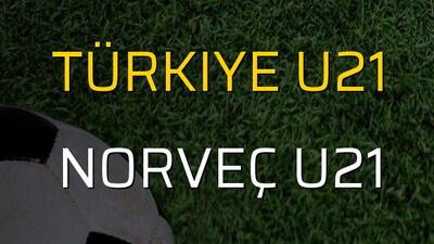 Türkiye U21: 0 - Norveç U21: 3 (Maç sona erdi)