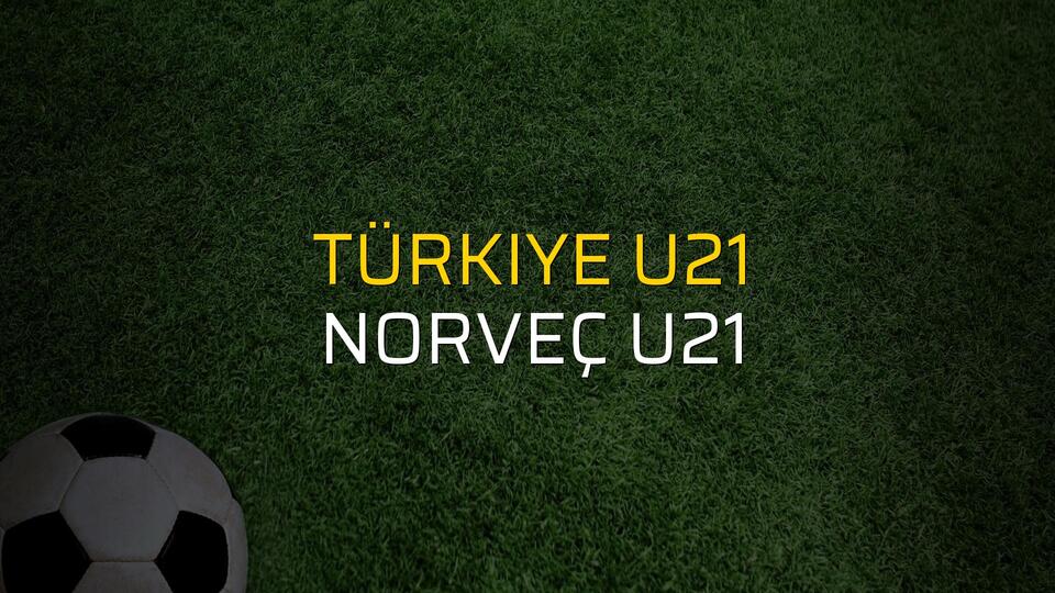 Türkiye U21: 0 - Norveç U21: 3 (Maç sona erdi)