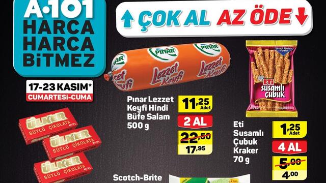 A101 17-23 Kasım Aktüel ürünler kataloğu!