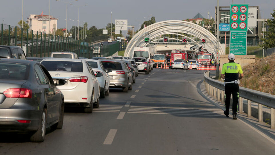 Avrasya Tüneli'nde kaza