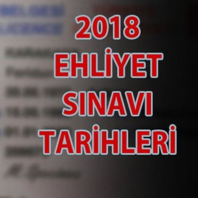 Ehliyet sınav tarihleri ne zaman?