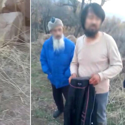 Kırgız baba oğul böyle yakalandı!