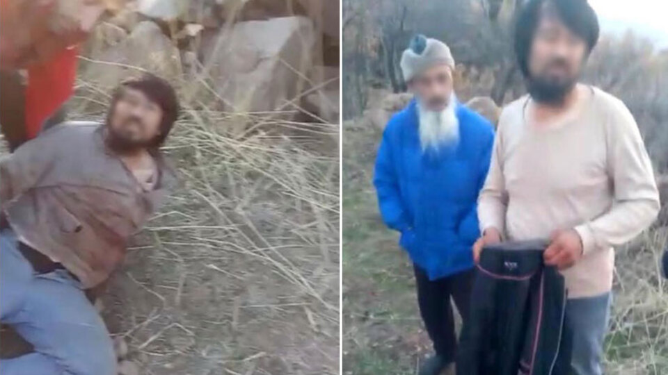 Kırgız baba oğul böyle yakalandı!