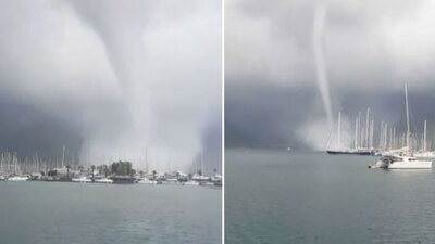 20 dakika arayla görüldü... Önüne çıkanı yıktı, geçti!