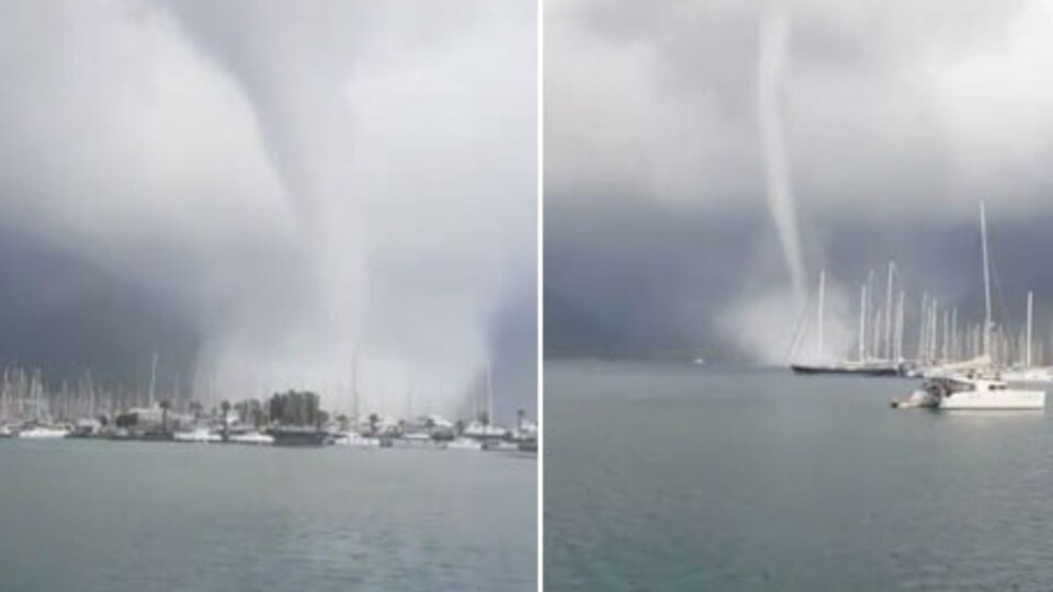 20 dakika arayla görüldü... Önüne çıkanı yıktı, geçti!