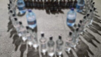Başkentte 220 şişe sahte içki ele geçirildi