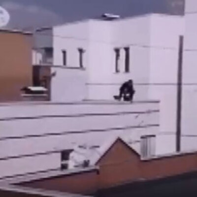 Başkent'te damdan dama atlamada feci son!