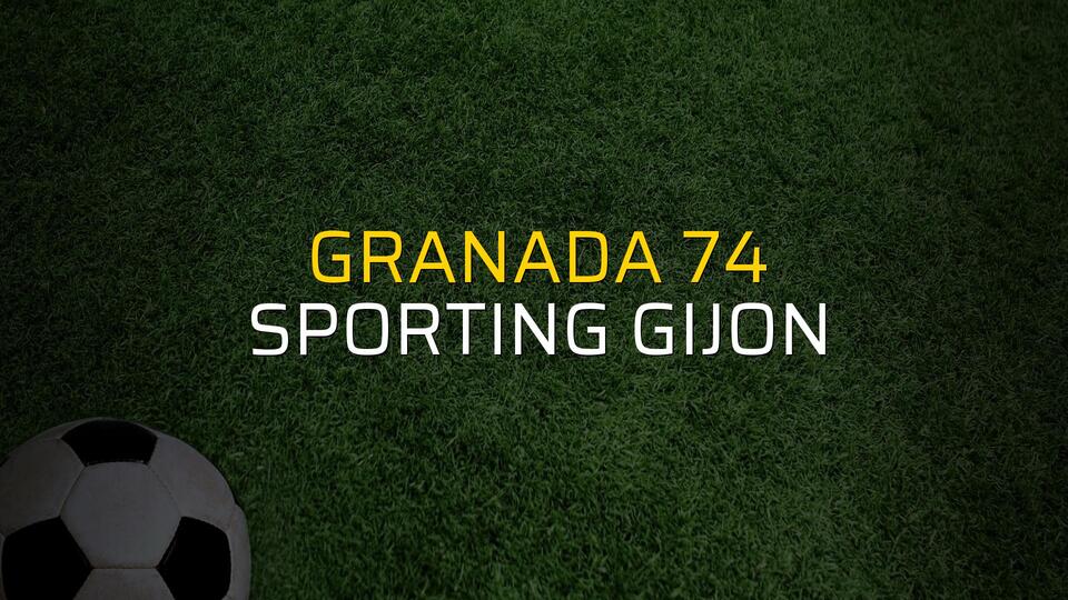 Granada 74 - Sporting Gijon sahaya çıkıyor