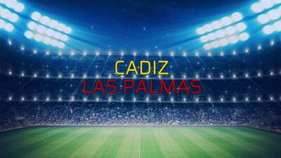 Cadiz - Las Palmas maçı rakamları