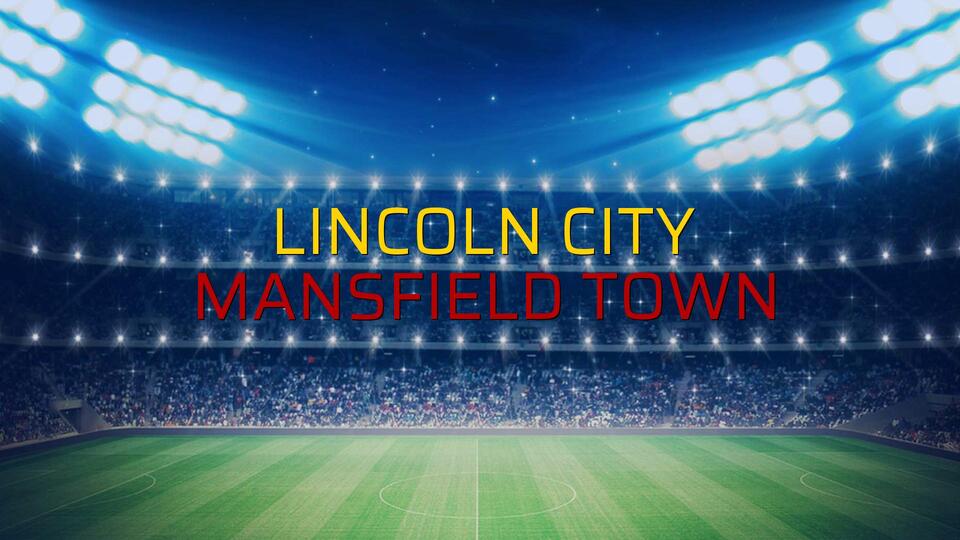 Lincoln City: 1 - Mansfield Town: 1 (Maç sonucu)