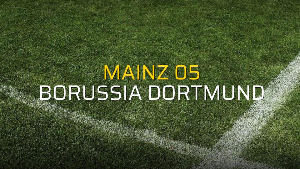 Mainz 05: 1 - Borussia Dortmund: 2 (Maç sona erdi)