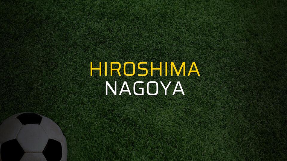 Maç sona erdi: Hiroshima: 1 - Nagoya:2