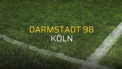 Darmstadt 98: 0 - Köln: 3