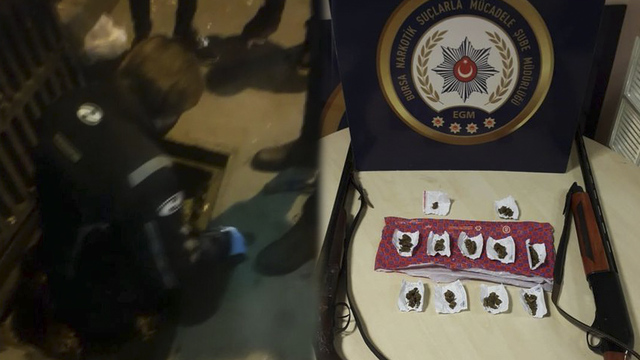 Uyuşturucu tacirleri ellerindeki maddeleri satamadan yakalandı