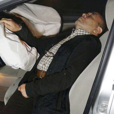 Kazada burnu bile kanamadı! Yaşadığı şoku atlatmak için...