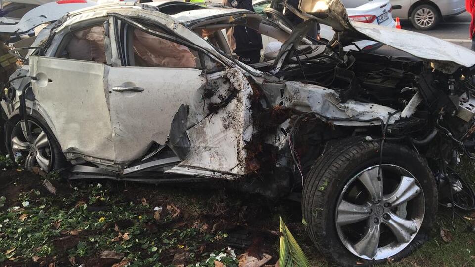 Vatan Caddesi'nde akılalmaz kaza! Ortalık savaş alına döndü