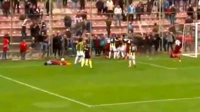 Trabzonspor - Fenerbahçe U21 maçında kavga!