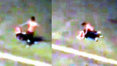 Sokak ortasında sevgilisi tarafından dakikalarca tekmelendi, şikayetçi olmadı