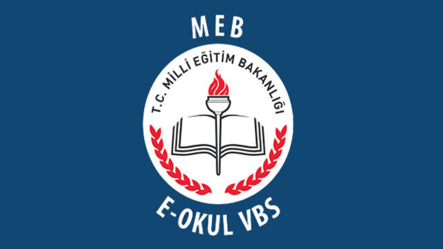 e Okul giriş ekranı