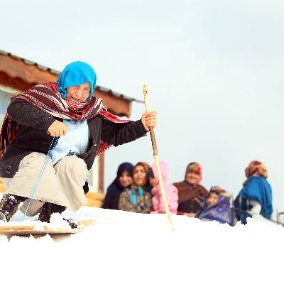 2 km tırmanıp, bunu yaptı!