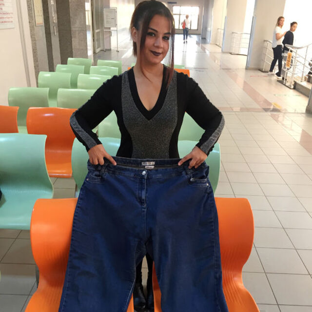 15 ayda 95 kilo verdi!