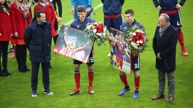 Müller ve Lewandowski'ye ödül