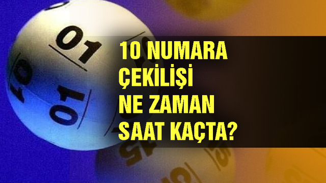 On Numara çekilişi ne zaman?