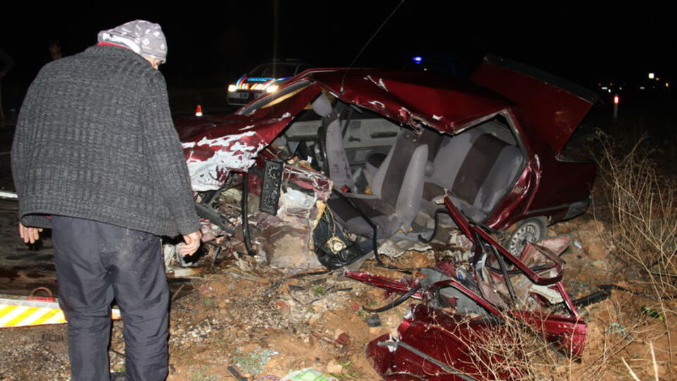Konya'da trafik kazası! 2 kişi hayatını kaybetti