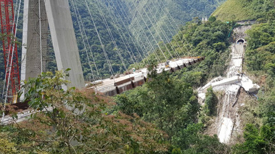 Kolombiya'da köprü inşaatı kazası! 5 işçi öldü