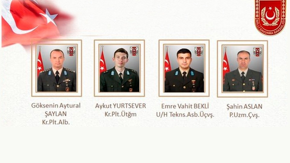 Şehitler için tören düzenlendi... Sancaktepe kahramanları...