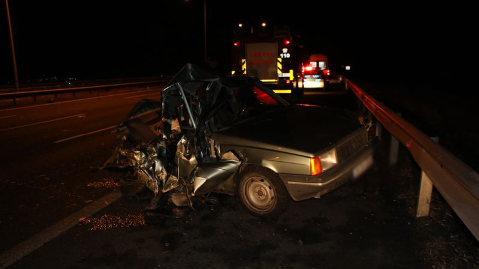 Başkentte feci kaza, bir aileyi ayırdı!