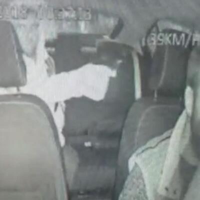 Takside kanlı infaz! Dehşete düşüren görüntüler...