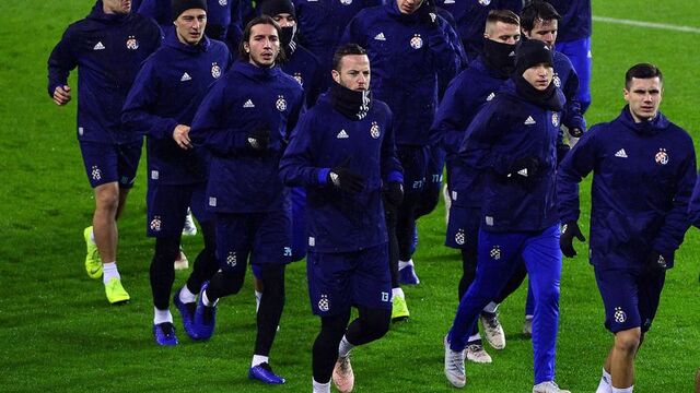 Dinamo Zagreb yağmur altında çalıştı