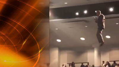 Uçan rahip olay oldu!