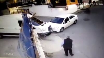 İstanbul'da hırsızların ölümüne kaçışı kamerada