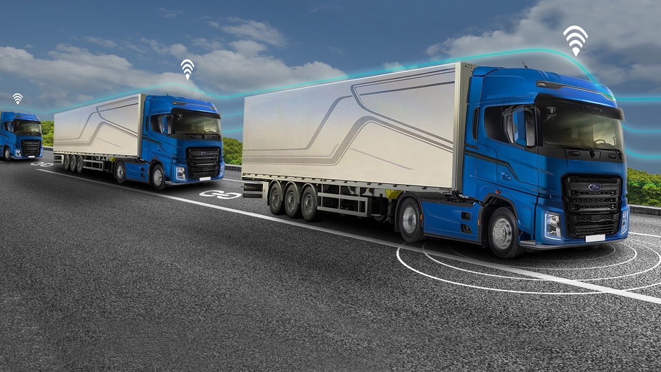 Kamyonları kendi kendine gidecek