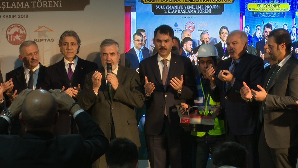 Süleymaniye yenileme projesi başladı