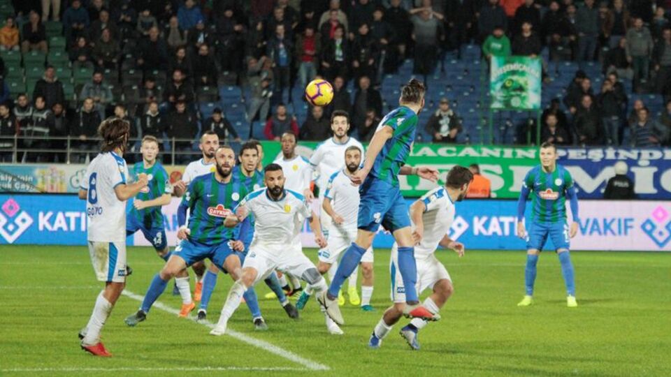 Rize'de puanlar paylaşıldı