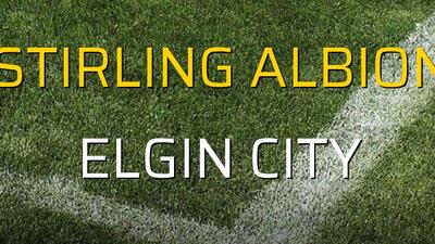 Stirling Albion - Elgin City maçı heyecanı