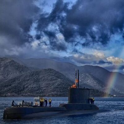 TSK paylaştı! Denizaltının manevra anında...