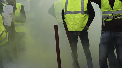 Fransa'daki gösteriler Brüksel'e sıçradı!