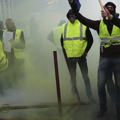 Fransa'daki gösteriler Brüksel'e sıçradı!