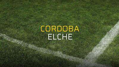 Cordoba - Elche maçı heyecanı