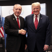 Cumhurbaşkanı Erdoğan, Trump ile bir araya geldi