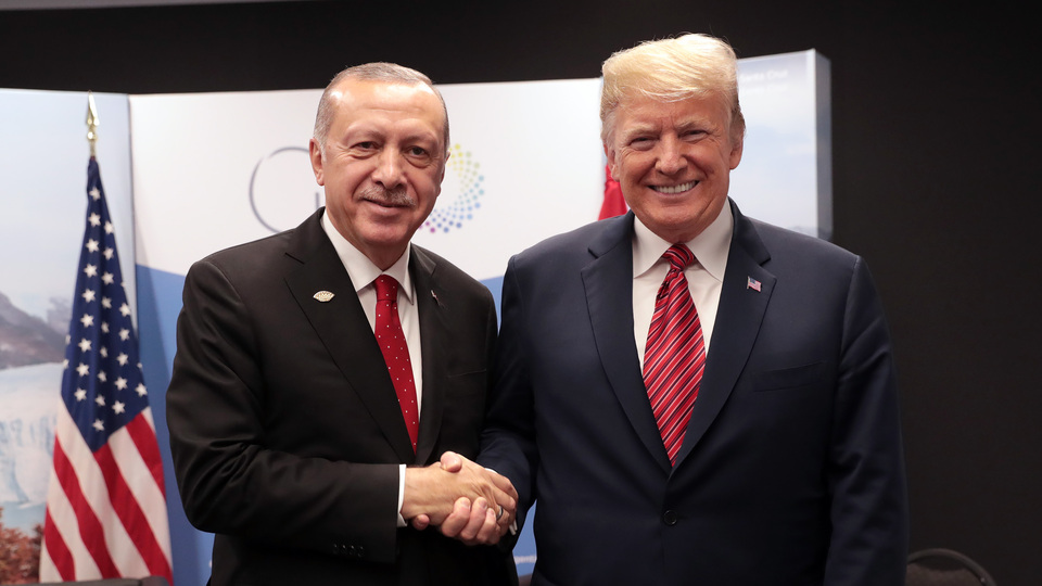 Cumhurbaşkanı Erdoğan, Trump ile bir araya geldi