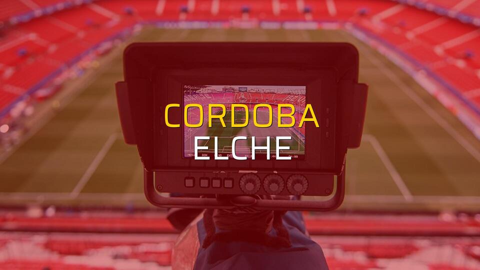 Cordoba: 1 - Elche: 1